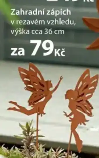 NKD Zahradní zápich v rezavém vzhledu, výška nabídka