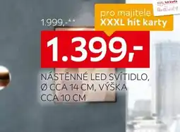 XXXLutz Nástěnné led svítidlo nabídka