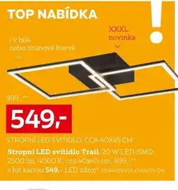 XXXLutz Stropní LED svítidlo Trail nabídka