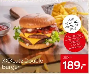 XXXLutz XXXLutz Double Burger nabídka