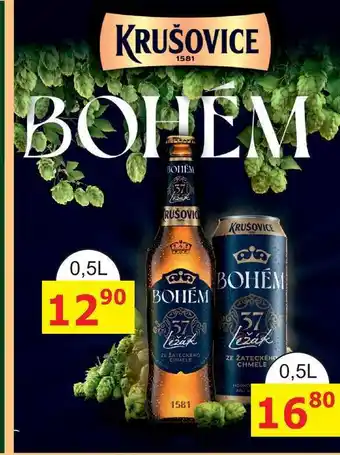 BENE Nápoje KRUŠOVICE Bohém 0,5l sklo nabídka