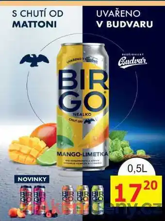 BENE Nápoje BIR GO 0,5L nabídka