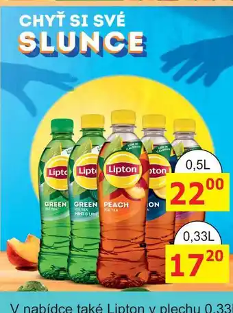 BENE Nápoje Lipton Ice Tea ledový čaj, vybrané druhy 0.33l plech nabídka