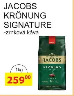 BENE Nápoje JACOBS KRÖNUNG SIGNATURE 1kg nabídka