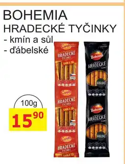 BENE Nápoje BOHEMIA HRADECKÉ TYČINKY 100g nabídka