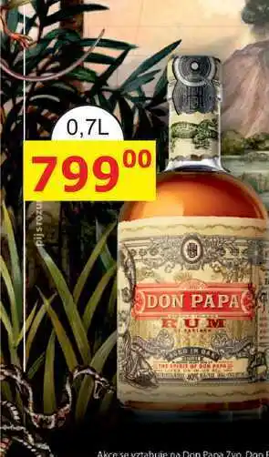 BENE Nápoje Don Papa 7y 0,7l 40% nabídka