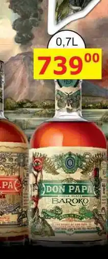 BENE Nápoje Don Papa Baroko 0,7l 40% nabídka