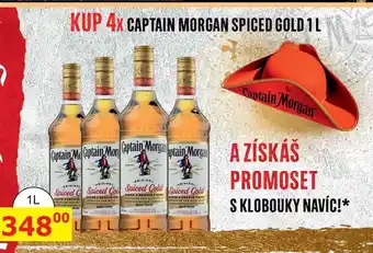 BENE Nápoje Captain Morgan Original Spiced Gold 1L nabídka