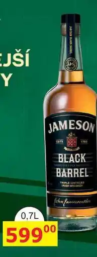 BENE Nápoje Jameson Black Barrel 0,7l 40% nabídka