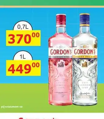 BENE Nápoje Gordon's London Dry Gin 1l nabídka