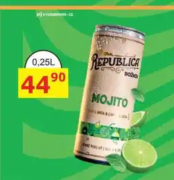 BENE Nápoje REPUBLICA BOŽKOV MOJITO 0,25L nabídka