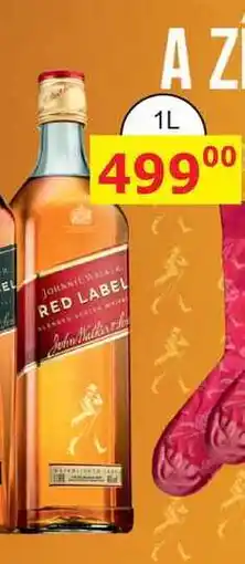 BENE Nápoje Johnnie Walker Red label skotská whisky 1l nabídka