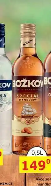 BENE Nápoje Božkov Speciál MANDLOVÝ 0,5l, vybrané druhy 0.5l nabídka