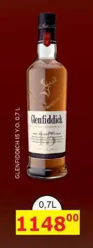 BENE Nápoje GLENFIDDICH 15 Y.O. 0,7 L nabídka