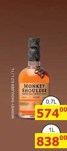 BENE Nápoje MONKEY SHOULDER 0.7 L nabídka