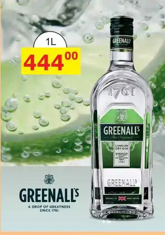 BENE Nápoje GREENALL'S The Original LONDON DRY GIN 1l nabídka