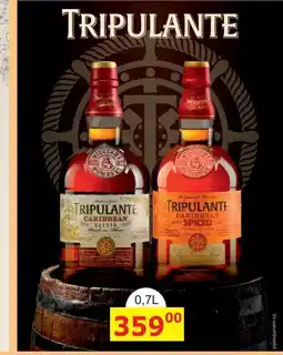 BENE Nápoje TRIPULANTE CARIBBEAN SPICED rum, 0,7l nabídka