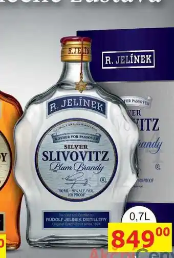 BENE Nápoje R. JELÍNEK SLIVOVITZ Plum Brandy 700 ML 50% nabídka