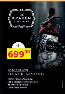 BENE Nápoje The KRAKEN BLACK SPICED 1L nabídka