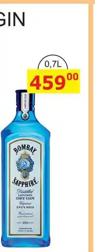 BENE Nápoje BOMBAY SAPPHIRE LONDON DRY GIN 40% vol. 0,7l nabídka