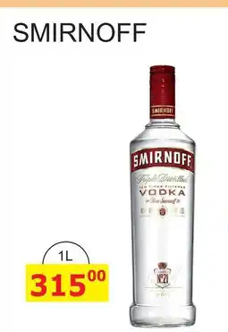 BENE Nápoje Smirnoff Vodka 1l nabídka