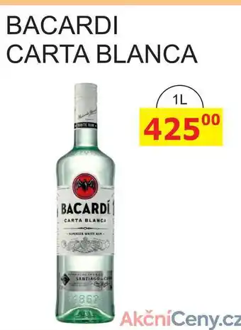 BENE Nápoje Bacardi Carta Blanca 1l nabídka