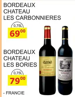 BENE Nápoje BORDEAUX CHATEAU LES CARBONNIERES 0,75L nabídka