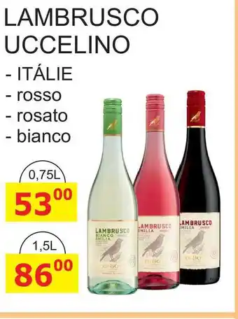 BENE Nápoje LAMBRUSCO UCCELINO 1,5L nabídka