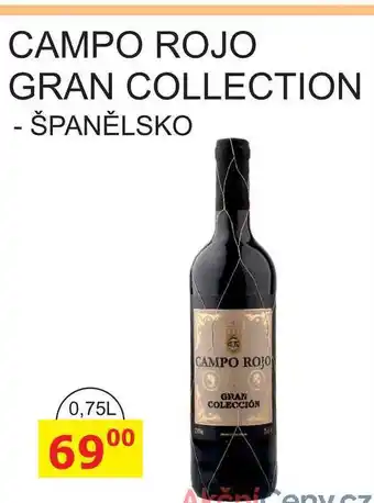 BENE Nápoje CAMPO ROJO GRAN COLLECTION 0,75L nabídka