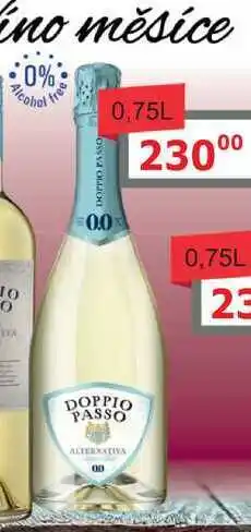 BENE Nápoje DOPPIO PASSO sekt 0,75l 0% nabídka