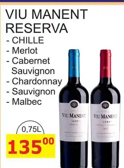 BENE Nápoje VIU MANENT RESERVA 0,75L nabídka