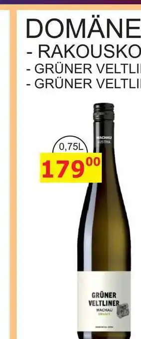 BENE Nápoje DOMÄNE WACHAU - 0,75L nabídka