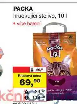 Barvy a laky drogerie PACKA hrudkující stelivo, 10l nabídka