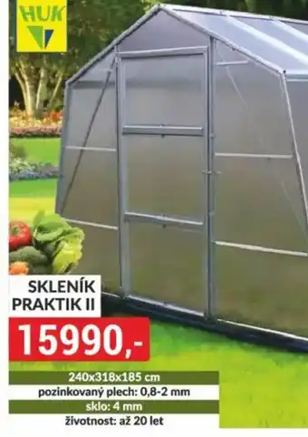 Baumax Skleník praktik II nabídka