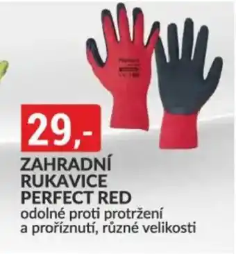 Baumax Zahradní rukavice perfect red nabídka