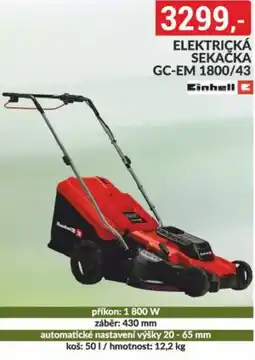 Baumax Elektrická sekačka GC-EM 1800/43 nabídka