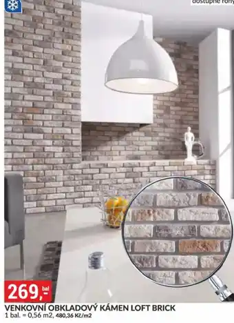 Baumax Venkovní obkladový kámen loft brick nabídka