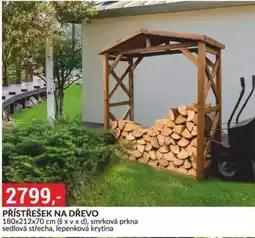 Baumax Přístřešek na dřevo nabídka