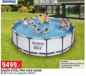 Baumax Bazén steel pro max 56438 nabídka