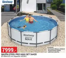 Baumax Bazén steel pro max set 56420 nabídka