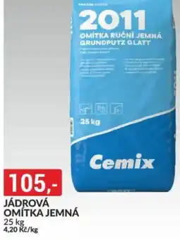 Baumax Jádrová omítka jemná nabídka