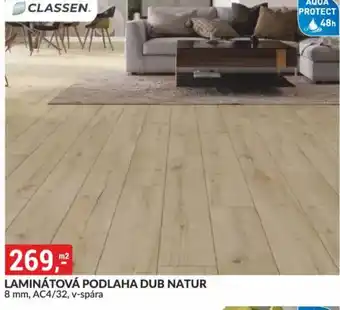 Baumax Laminátová podlaha dub natur nabídka