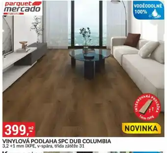 Baumax Vinylová podlaha spc dub Columbia nabídka