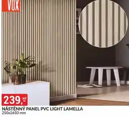 Baumax Nástěnný panel PVC light lamella nabídka