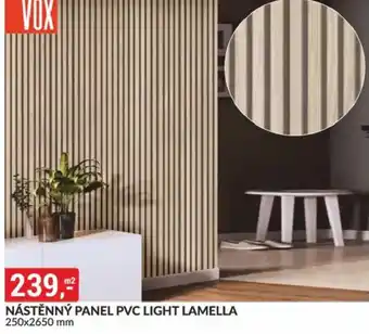 Baumax Nástěnný panel PVC light lamella nabídka