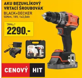 Baumax BLACK+DECKER Aku bezuhlíkový vrtací šroubovák nabídka