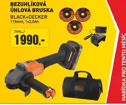 Baumax BLACK+DECKER Bezuhlíková úhlová bruska nabídka