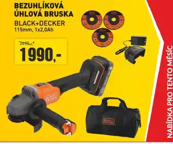 Baumax BLACK+DECKER Bezuhlíková úhlová bruska nabídka