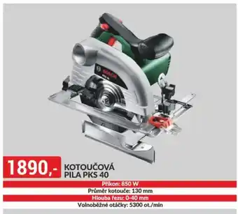 Baumax BOSCH Kotoučová pila PKS 40 nabídka