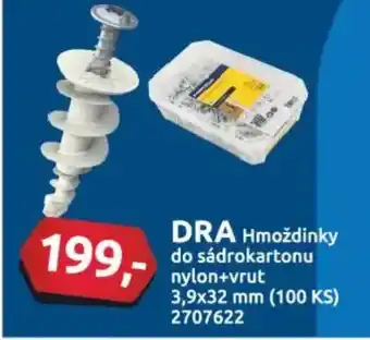 Baumax DRA Hmoždinky do sádrokartonu nylon+vrut nabídka